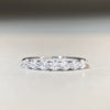 Women's Stacked Ring S925 Sterling Silver Geometric Joker Style With Zircon And High Carbon Diamond Electroplated