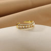 Women's Stacking Ring With Imitation Pearl Copper Animal Zodiac Diamond Studded
