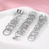 Women's Stacking Style Asymmetrical Fashion Heart Pendant Geometric Ring Set Alloy Electroplating