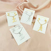 Women's Stainless Steel Alphabet Letter Pendant Necklace And Earring Set With Electroplated Finish And Simple Ochain Design