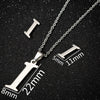 Women's Stainless Steel Alphabet Letter Pendant Necklace And Earring Set With Electroplated Finish And Simple Ochain Design