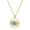 Women's Stainless Steel And Copper Necklace With Geometric Pattern And Electroplating Treatment