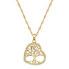 Women's Stainless Steel And Copper Necklace With Geometric Pattern And Electroplating Treatment