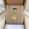 Women's Stainless Steel And Copper Necklace With Geometric Pattern And Electroplating Treatment