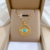 Women's Stainless Steel And Copper Necklace With Geometric Pattern And Electroplating Treatment