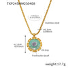 Women's Stainless Steel And Freshwater Pearl Clavicle Necklace And Open Ring Set With Enamel Glaze Rose Electroplated Snake Bone Chain