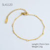 Women's Stainless Steel And 18K Electroplated Wave Pattern Jewelry Bracelet