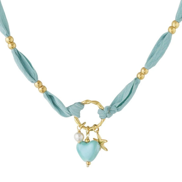 Women's Stainless Steel And Liuli Jewelry With Flower And Geometric Pattern Electroplated Woven Rope Gradient Star Bracelet And Necklace