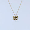 Women's Stainless Steel And Titanium Steel Animal Zodiac Light Luxury Bow Chocker Necklace With Electroplating