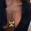 Women's Stainless Steel And Titanium Steel Animal Zodiac Light Luxury Bow Chocker Necklace With Electroplating