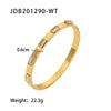 Women's Stainless Steel And Titanium Steel Finger Bracelet And Ring Jewelry With Geometric Style Heart Water Drop Bell Pattern Electroplating