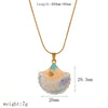 Women's Stainless Steel And Titanium Steel Geometric Dripping Oil Clavicle Chain Necklace Highend Minimalist Style