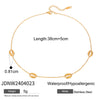Women's Stainless Steel And Titanium Steel Geometric Electroplated Necklace Jewelry Accessories