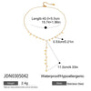 Women's Stainless Steel And Titanium Steel Geometric Jewelry Necklace With Electroplating