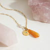 Women's Stainless Steel And Titanium Steel Jewelry Necklace With Electroplating Design