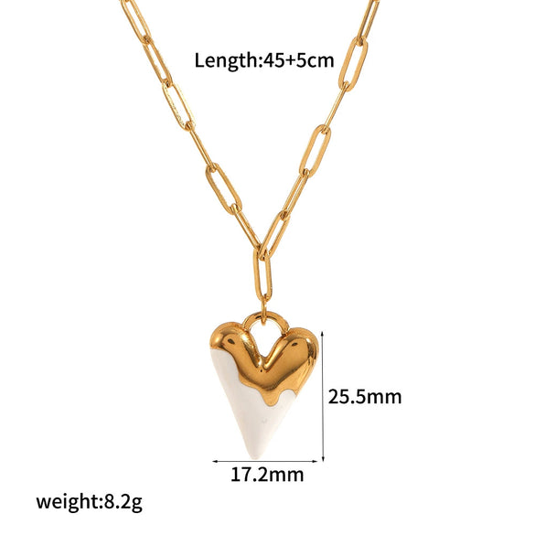Women's Stainless Steel And Titanium Steel Jewelry Set With Geometric Love Shape And Stars Sun And Moon Clouds Universe Pattern Electroplated Highend Style