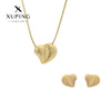 Women's Stainless Steel And Titanium Steel Jewelry Set With Heart Water Drop Bell Pattern Electroplated Design