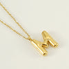 Women's 316L Stainless Steel And 316L Stainless Steel Letter Pendant Clavicle Chain With Electroplating Hiphop Style
