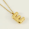 Women's 316L Stainless Steel And 316L Stainless Steel Letter Pendant Clavicle Chain With Electroplating Hiphop Style