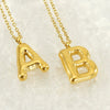 Women's 316L Stainless Steel And 316L Stainless Steel Letter Pendant Clavicle Chain With Electroplating Hiphop Style