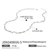 Women's Stainless Steel And Titanium Steel Light Luxury Niche Necklace With Electroplating Process