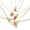Women's Stainless Steel And Titanium Steel Necklace With Electroplating Light Luxury Niche Style