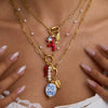 Women's Stainless Steel And Titanium Steel Necklace With Electroplating Light Luxury Niche Style
