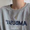 Women's Stainless Steel And Titanium Steel Necklace With Trapezoidal Pendant And Geometric Style Electroplated Design Snake Bone Chain
