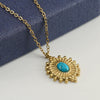Women's 316L Stainless Steel And 316L Stainless Steel Simple Geometric 18K Gold Plated Electroplated Cross Chain Jewelry Pendant Necklace