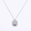Women's Stainless Steel And Titanium Steel Ushaped Geometric Kaleidoscope Lucky Symbol Inlaid Zirconium Necklace With Vacuum Plating