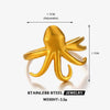 Women's Stainless Steel Animal Zodiac Jellyfish Beach Style Electroplated Ring