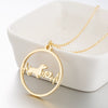 Women's Stainless Steel Animal Zodiac Pendant Necklace With Geometric Round Heart Design And Electroplated Finish