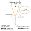 Women's Stainless Steel Beaded Cross Necklace With Natural Tiger Eye Stone Pendant And Geometric Pvd Gold Plated Chain