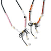Women's Stainless Steel Beaded Necklace With Bow Knot Pearl And Acrylic Geometric Design 18K Vacuum Plated Light Luxury Jewelry