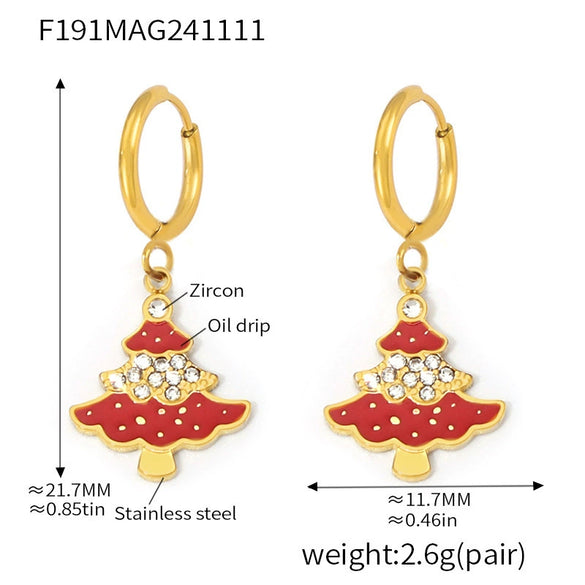 Women's Stainless Steel Bell Necklace And Bracelet Set With Electroplated Finish Light Luxury Fashion Jewelry