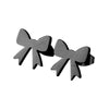 Women's Stainless Steel Bow Earrings Electroplated Fashion Jewelry With A Fresh And Sweet Style