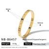Women's Stainless Steel Bracelet With 18K Gold Vacuum Plating Heart And Rhombus Design Zircon Rhinestone Accents