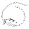 Women's Stainless Steel Butterfly Snowflake Elephant Love Couple Moon Star Bracelet With Electroplating Patterned With Animals And Zodiac