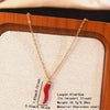Women's Stainless Steel Chili Necklace And Earrings Jewelry Set Electroplated Fruit Design Light Luxury Fashion Accessories
