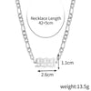 Women's Stainless Steel Clavicle Chain Necklace With Polishing Treatment And Letters Numbers Text Pendant