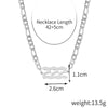 Women's Stainless Steel Clavicle Chain Necklace With Polishing Treatment And Letters Numbers Text Pendant