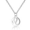 Women's Stainless Steel Constellation Pendant Necklace With Electroplated Finish Fashion Ochain Jewelry