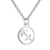 Women's Stainless Steel Constellation Pendant Necklace With Electroplated Finish Fashion Ochain Jewelry