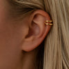 Women’s Stainless Steel Ear Cartilage Cuffs With Electroplated Geometric Cshaped Minimalist Design