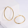 Women's 316L Stainless Steel Eggshaped And Heartshaped Electroplated Geometric Style Fashion Earrings