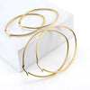 Women's 316L Stainless Steel Eggshaped And Heartshaped Electroplated Geometric Style Fashion Earrings