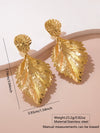 Women's Stainless Steel Electroplated Butterfly And Flower Geometric Earrings With Diamond Accent Irregular Light Luxury Style