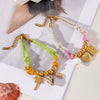 Women's Stainless Steel Electroplated Thick Rope Woven Bracelet With Pendant