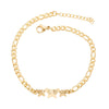 Women's Stainless Steel Elephant And Hollow Butterfly Bracelet With Electroplated Finish Cute Animal Jewelry