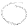 Women's Stainless Steel Elephant And Hollow Butterfly Bracelet With Electroplated Finish Cute Animal Jewelry